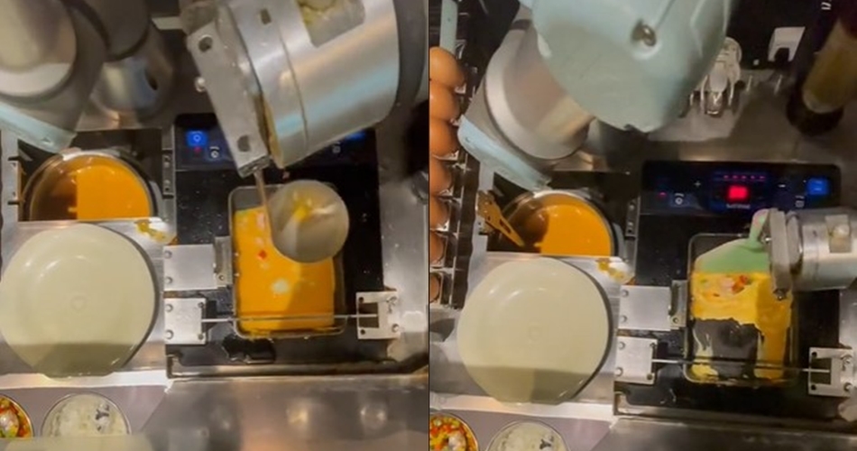 Layaknya manusia, aksi robot pembuat omelet otomatis ini canggih abis