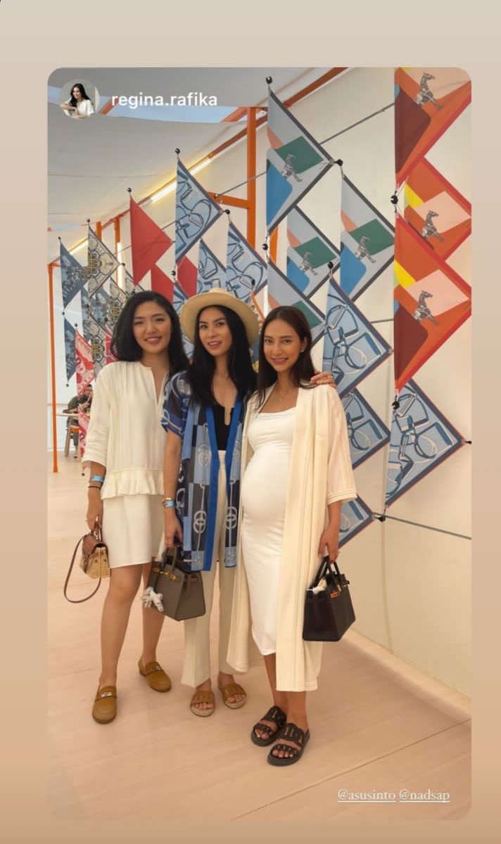 Pesona Nadia Saphira pamer baby bump berbagai sumber