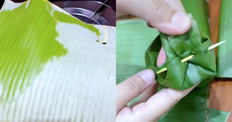 Trik bikin lontong daun pisang biar isinya padat dan tak mudah basi