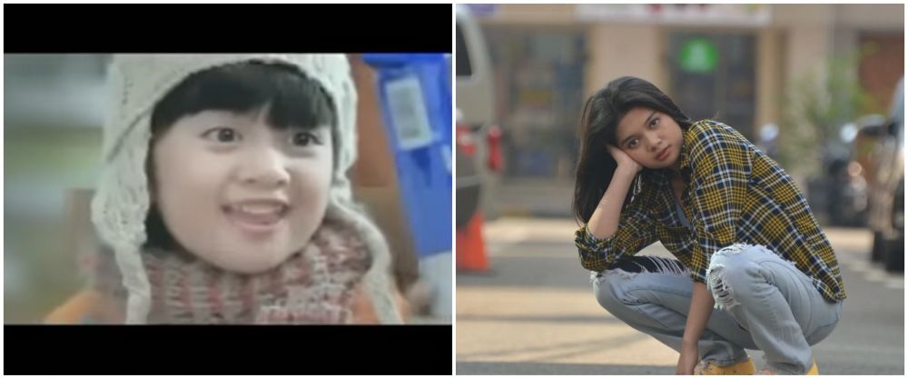 potret dulu dan kini Afiqah © berbagai sumber