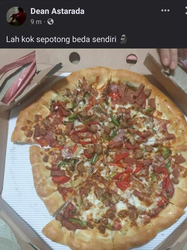 potret piza dipotong nggak simetris © berbagai sumber potret piza dipotong nggak simetris © berbagai sumber