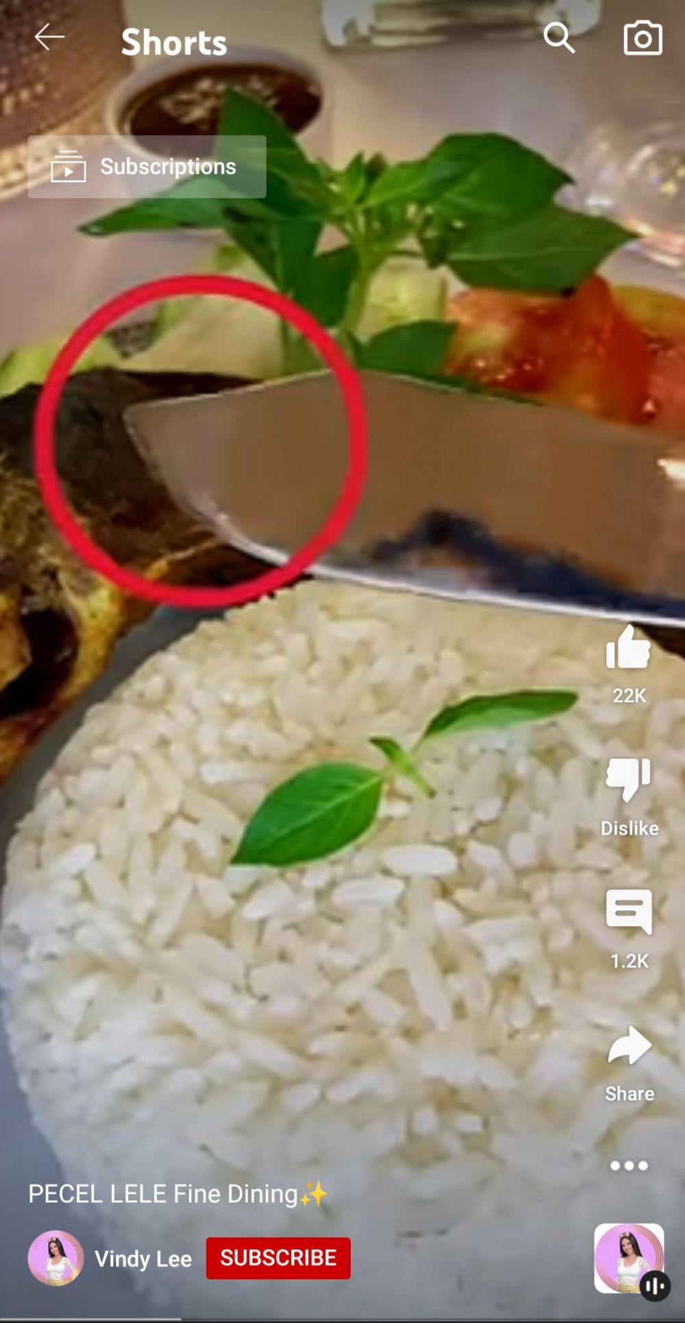 Cara makan Vindy Lee © 2022 Istimewa 