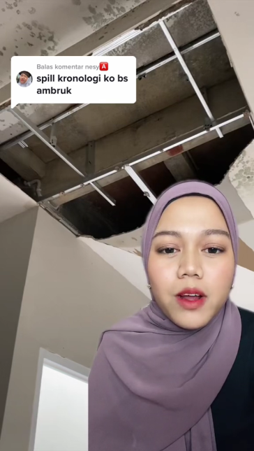 rumah 500 juta ambruk © TikTok  rumah 500 juta ambruk © TikTok