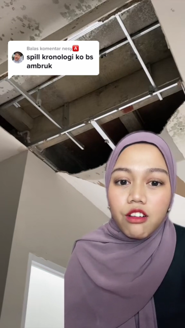 rumah 500 juta ambruk © TikTok  rumah 500 juta ambruk © TikTok