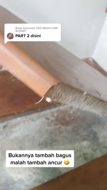 rumah 500 juta ambruk © TikTok  rumah 500 juta ambruk © TikTok