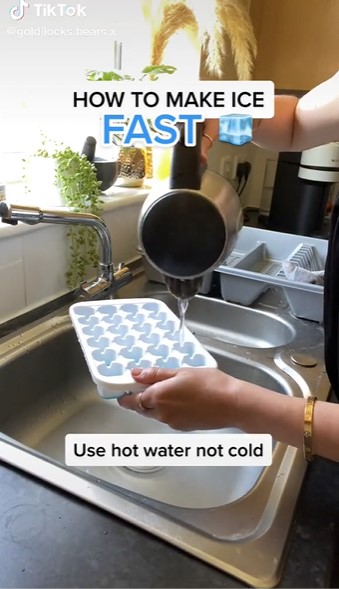 Nggak banyak yang tahu, ini trik bikin es batu cepat beku