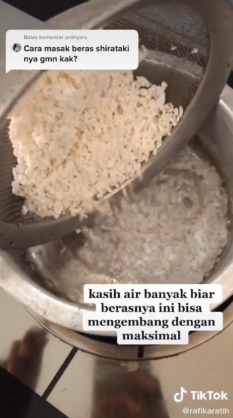 Bisa pakai kompor, ini 5 cara masak nasi shirataki tanpa ribet