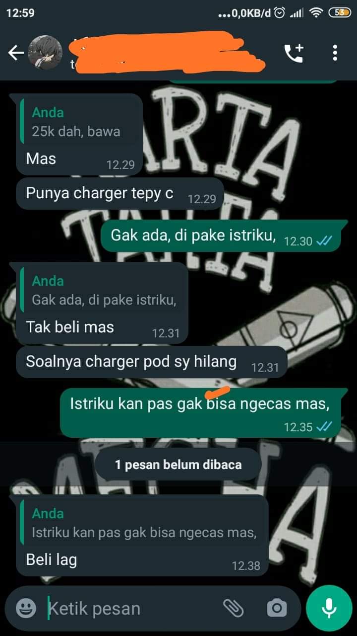 chat pinjam barang bikin emosi © berbagai sumber