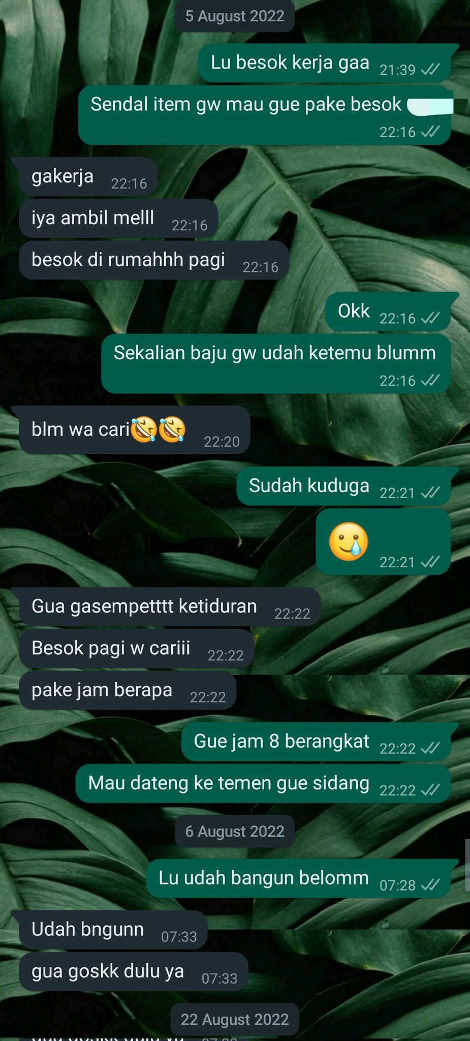 chat pinjam barang bikin emosi © berbagai sumber