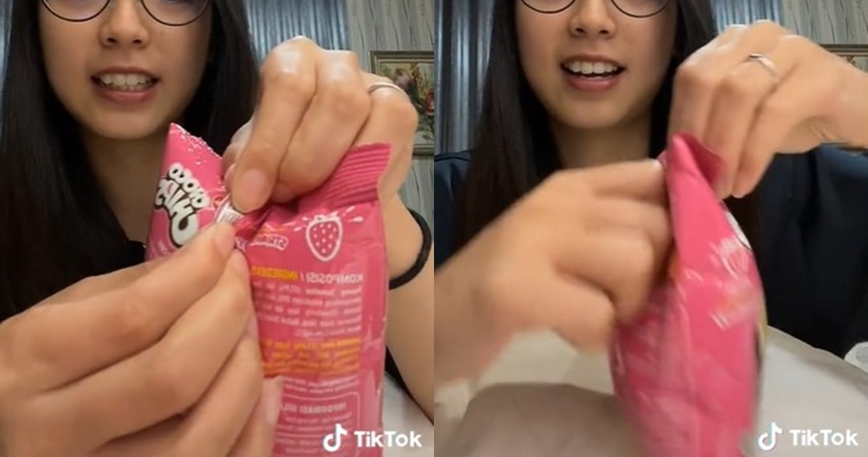Trik sobek bungkus snack yang sulit dibuka, tetap rapi tanpa gunting