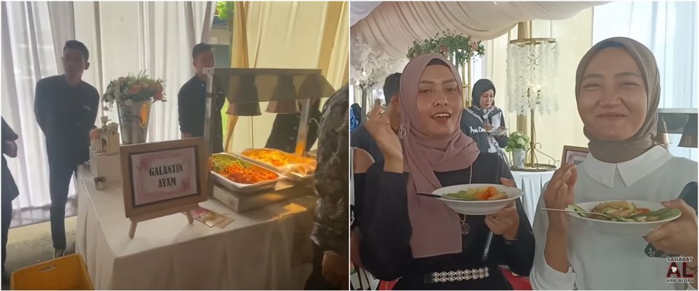 10 Hidangan di pernikahan Yeni Inka, serba masakan Indonesia