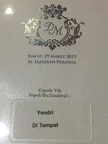 undangan pernikahan pedangdut © berbagai sumber