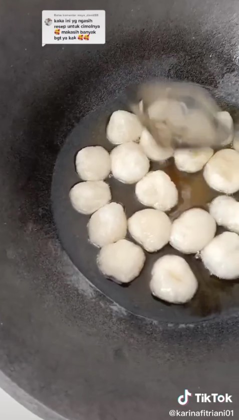 5 Trik menggoreng cimol kopong, antimeledak dan mudah ditiru