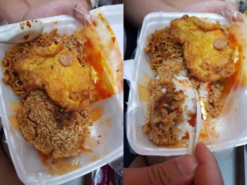 potret makan nasi goreng nyeleneh © berbagai sumber potret makan nasi goreng nyeleneh © berbagai sumber