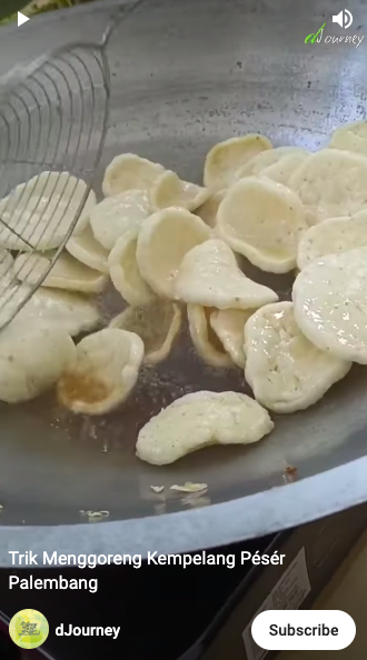 Cara goreng kemplang Palembang agar renyah dan mekar sempurna