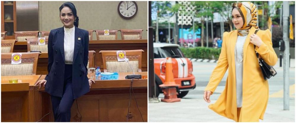 beda gaya Krisdayanti dan Siti Nurhaliza © Instagram