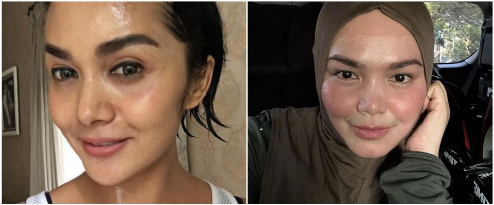 beda gaya Krisdayanti dan Siti Nurhaliza © Instagram
