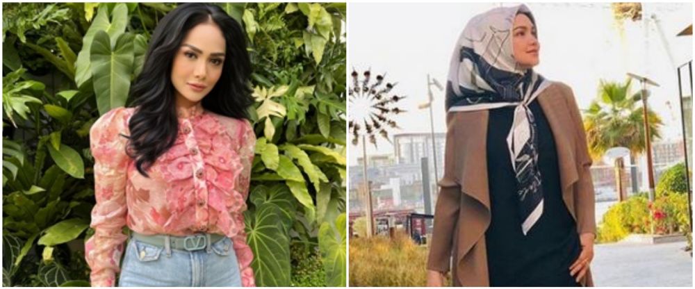 beda gaya Krisdayanti dan Siti Nurhaliza © Instagram