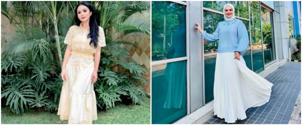 Dua diva bersahabat, intip 9 beda gaya Krisdayanti dan Siti Nurhaliza