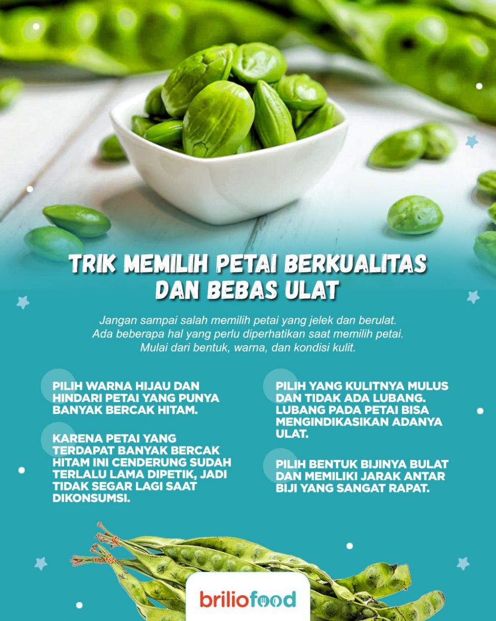 Jangan sampai salah, ini trik memilih petai berkualitas dan bebas ulat