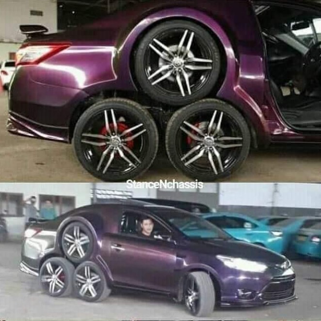 potret modifikasi kendaraan nyeleneh © berbagai sumber