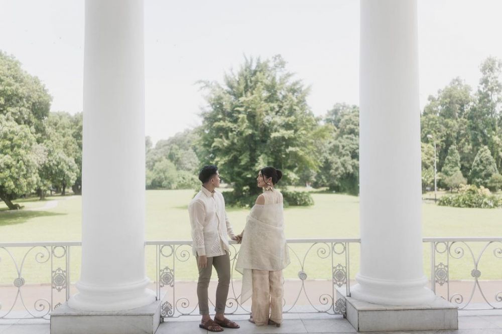 15 Potret prewedding Kaesang & Erina Gudono, mesra di Istana Presiden