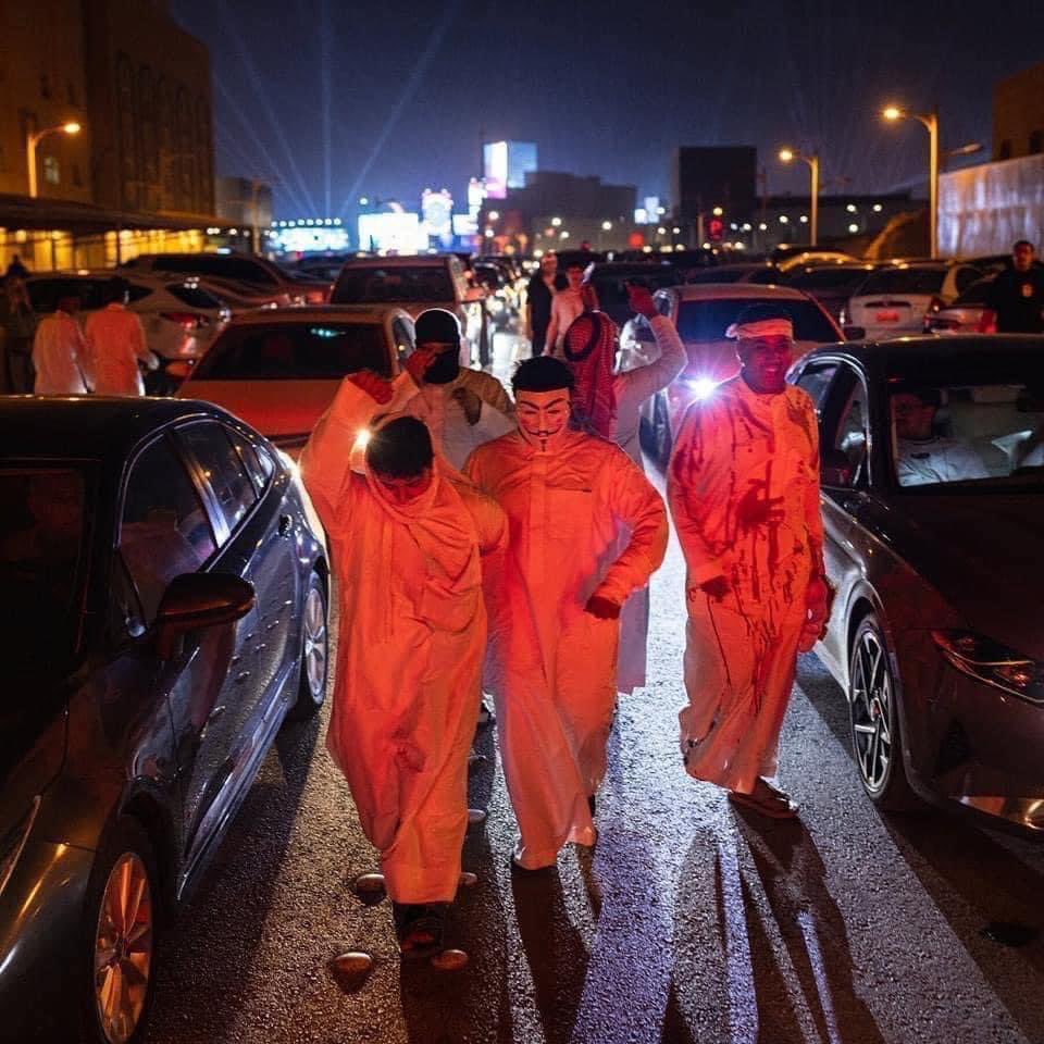 Arab Saudi rayakan Halloween © Twitter/@AbudiAlsagoff Arab Saudi rayakan Halloween © Twitter/@AbudiAlsagoff