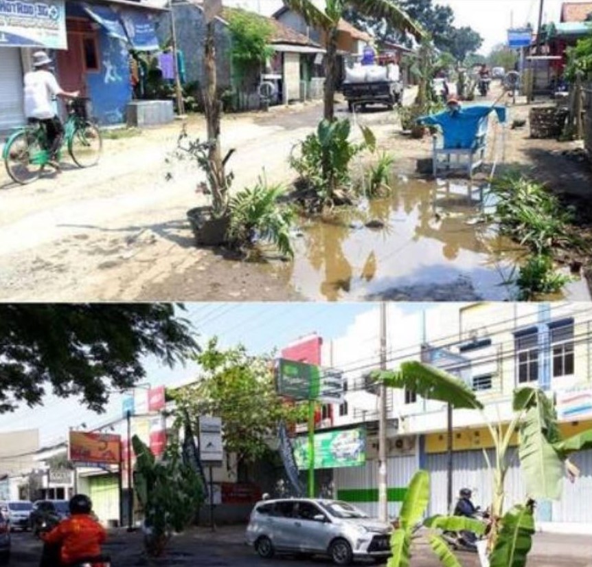 Potret nyeleneh benerin jalan Berbagai sumber Potret nyeleneh benerin jalan Berbagai sumber