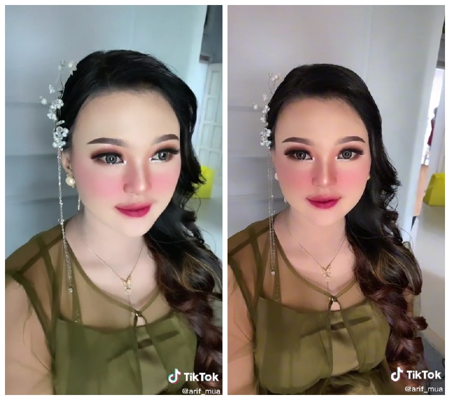 maternity shoot dirias suami sendiri © TikTok/@arif_mua