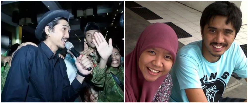 Duta SO7 saat manggung vs keseharian © berbagai sumber Duta SO7 saat manggung vs keseharian © berbagai sumber