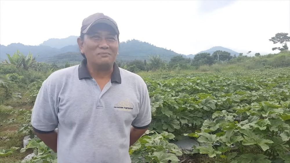 Vakum berakting, ini 10 potret Ken Ken 'Wiro Sableng' jadi petani