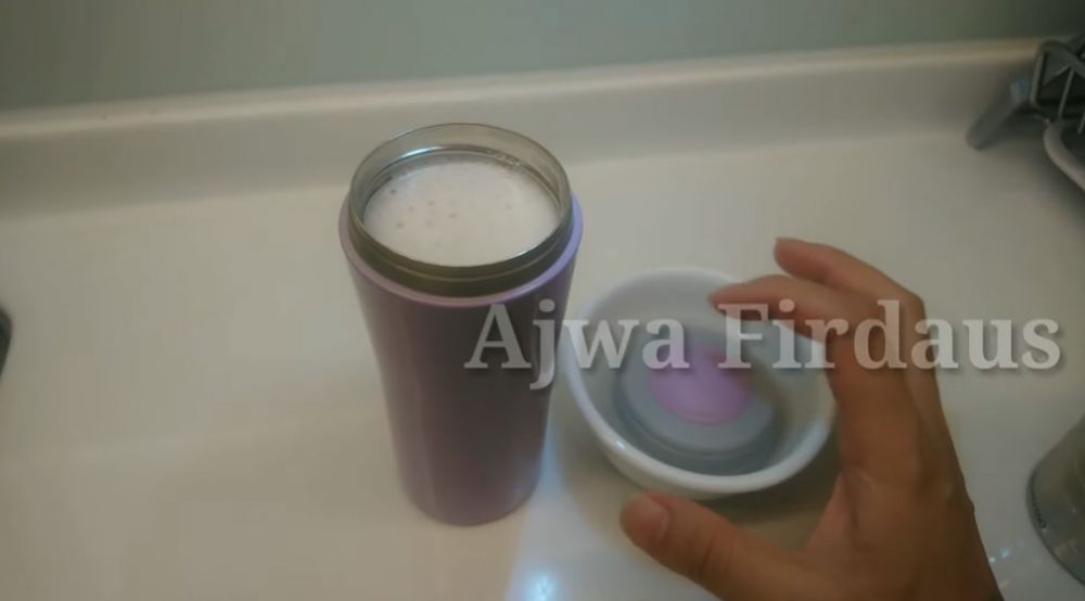 Cara cuci tumbler termos yang sudah berkerak, cuma pakai 1 bahan dapur
