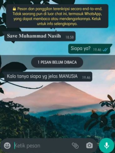 minta simpan nomor WA malah jadi sad © berbagai sumber