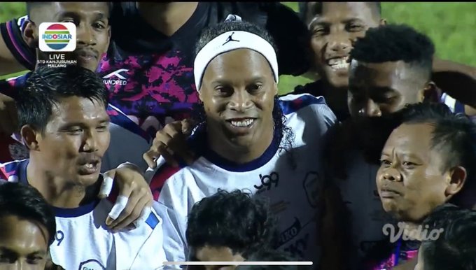 Kabar skuad Brasil juara Piala Dunia 2002, Ronaldinho kunjungi Malang