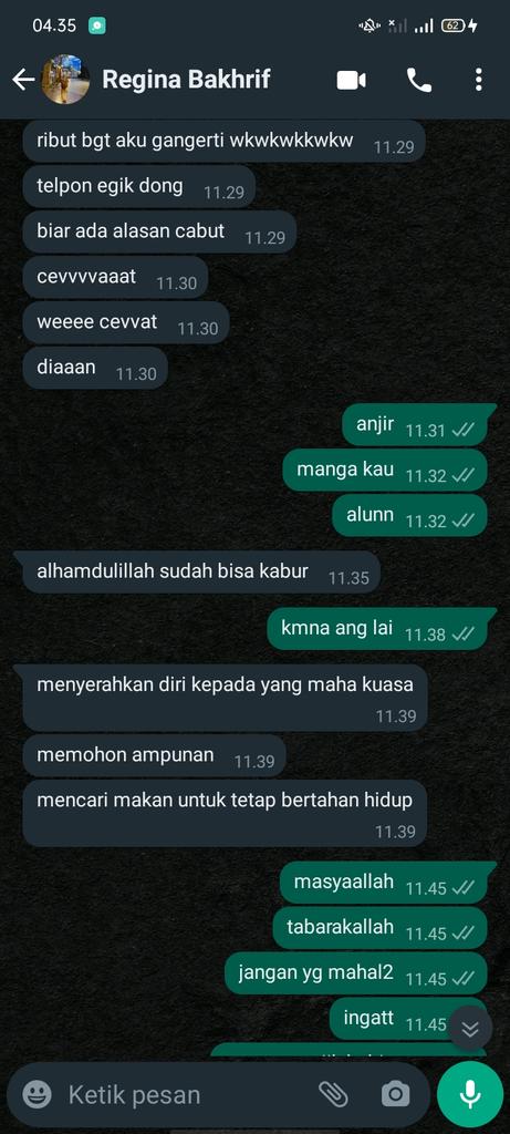 chat orang nggak betah nongkrong © berbagai sumber