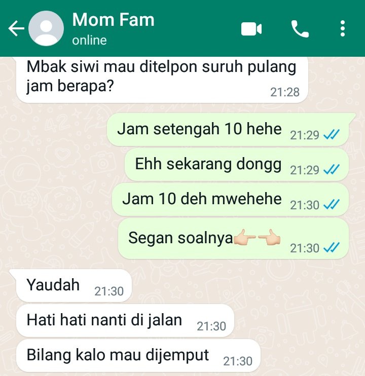 chat orang nggak betah nongkrong © berbagai sumber