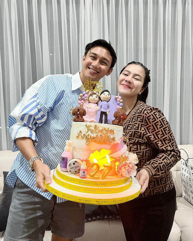 10 Kue ultah Felicya Angelista dari tahun ke tahun, unik dan elegan