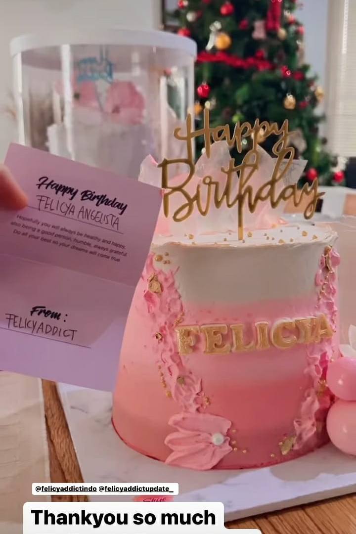 10 Kue ultah Felicya Angelista dari tahun ke tahun, unik dan elegan