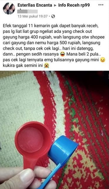 barang zonk beli pas promo © berbagai sumber