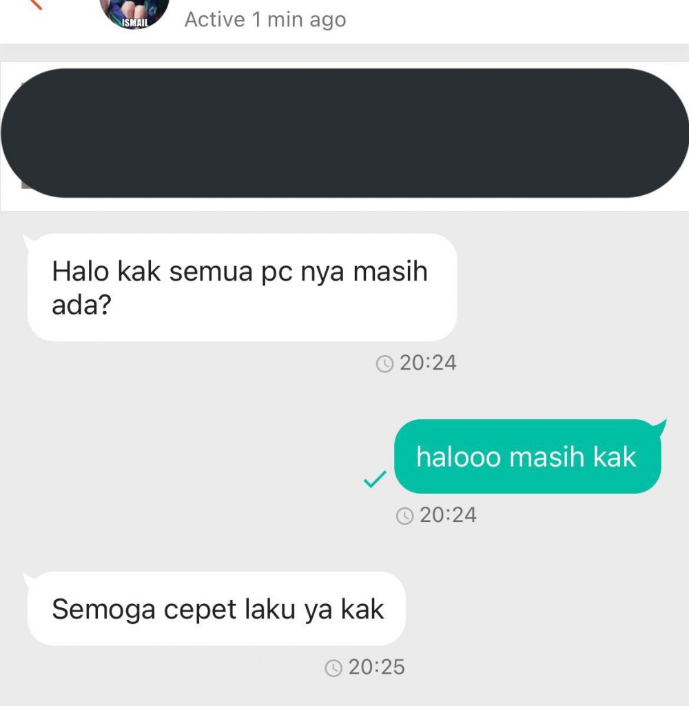 chat absurd antara penjual dan pembeli online shop © berbagai sumber