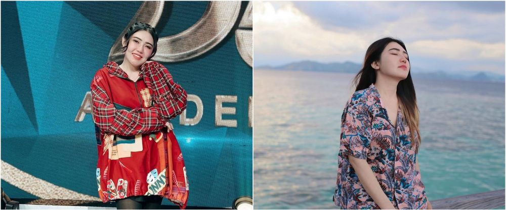 beda biduan koplo di panggung dan keseharian © instagram beda biduan koplo di panggung dan keseharian © instagram