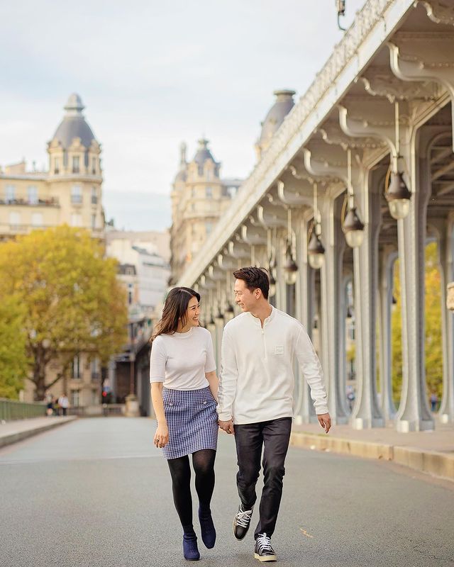 Kevin Sanjaya dan Valencia di Paris © 2022 Instagram 