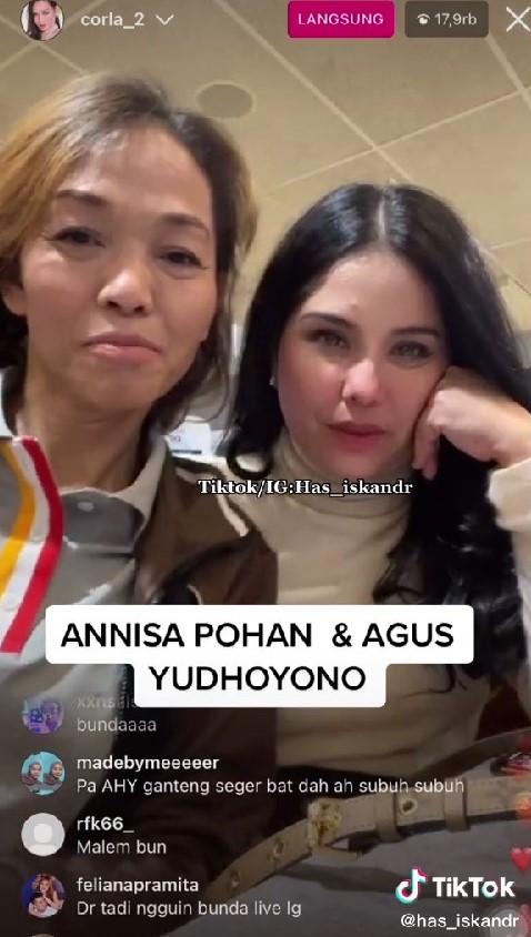 Annisa Pohan bertemu Bunda Corla di Jerman © berbagai sumber