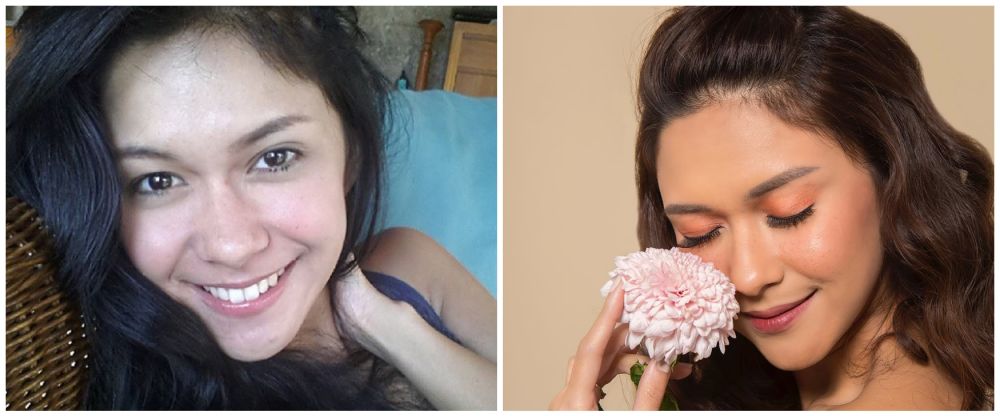 11 Pesona Nana Mirdad pakai dan tanpa makeup, tetap flawless