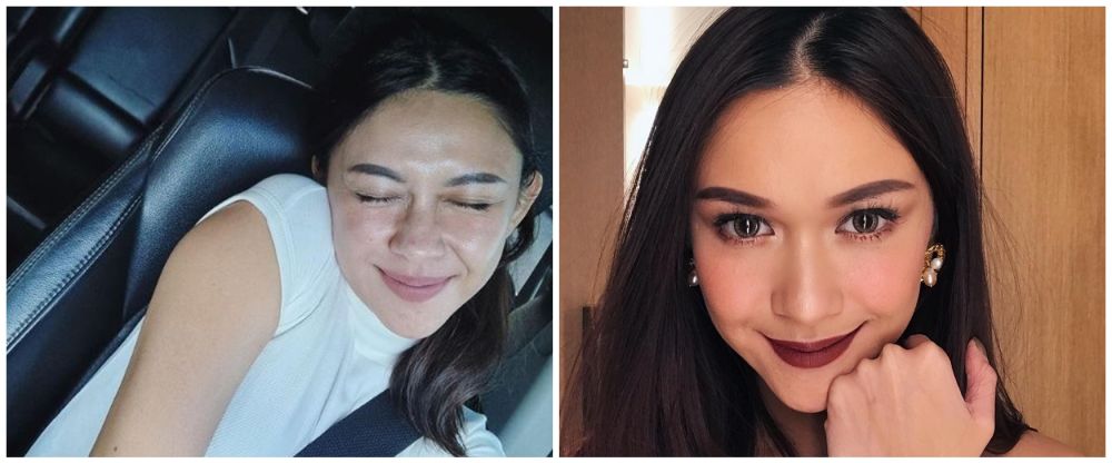 Pesona Nana Mirdad pakai dan tanpa makeup © 2022 Instagram Pesona Nana Mirdad pakai dan tanpa makeup © 2022 Instagram