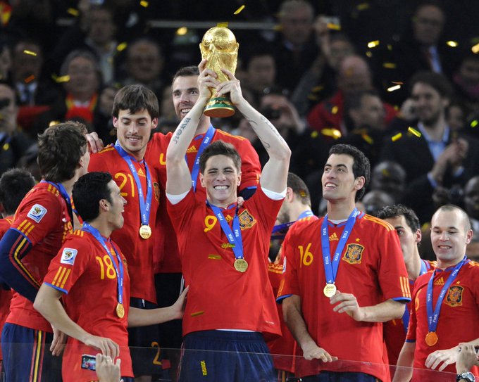 Kabar terkini skuad Spanyol juara Piala Dunia 2010, Iniesta ke Jepang