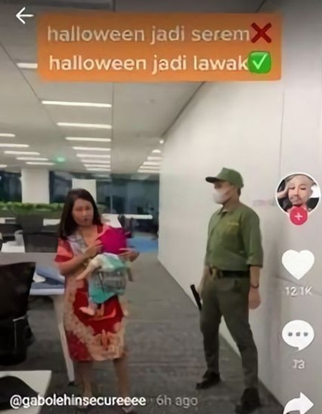 Kostum Halloween TikTok