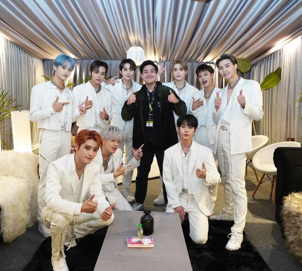 momen jerome foto bareng nct © berbagai sumber