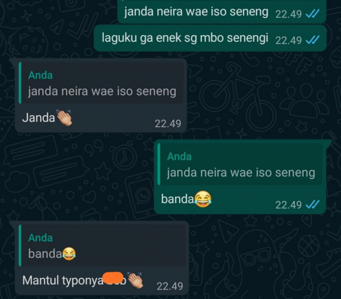 chat lucu typo ke teman © berbagai sumber