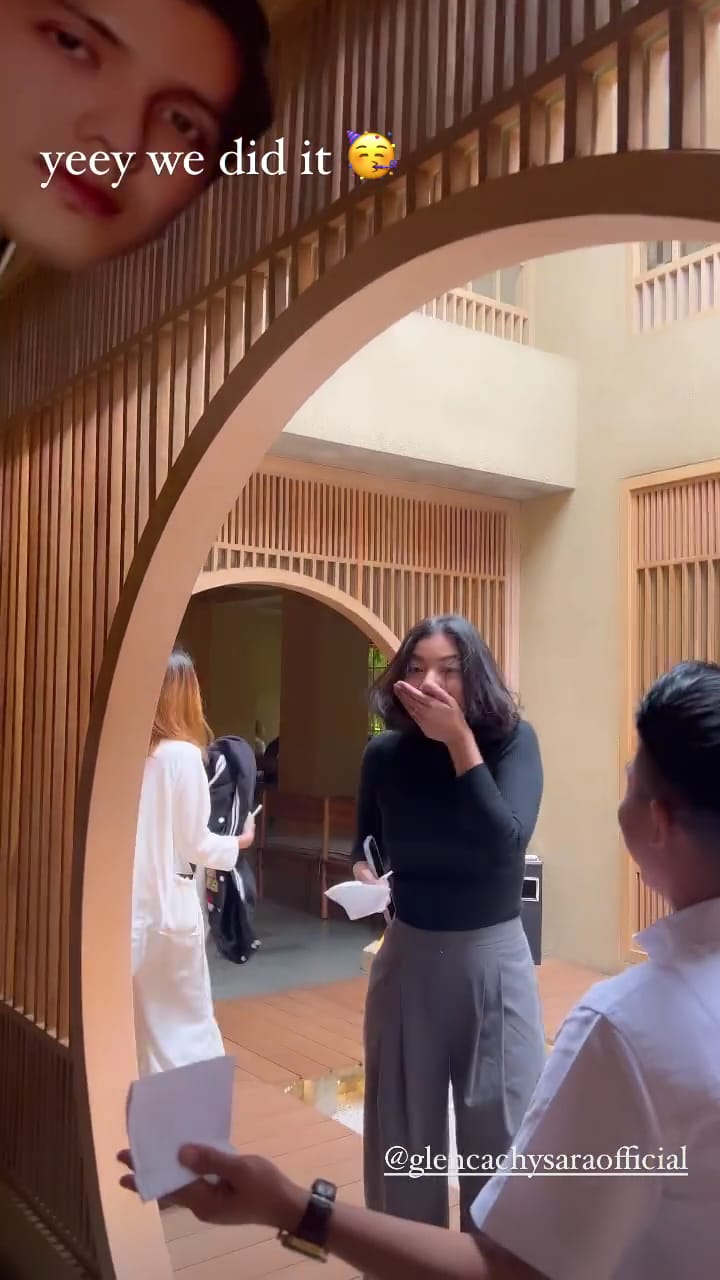 kejutan bridal shower glenca © instagram kejutan bridal shower glenca © instagram